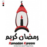 Ramadan Kareem Logo Embroidery Design